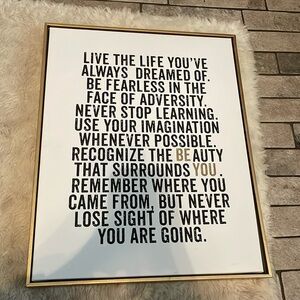 Inspirational Wall Art - Girls Room Wall Decor